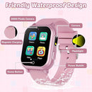 Waterproof Smart Watch for Kids Gift for Girls Age 5-12 with 32 Games, Dual Camera, Habit Tracking, Music Player, Video, Alarm Clock, HD Touchscreen Kids Smart Watch Birthday Toys for 3-12 Year Old by TinyTreasures Baby Boutique