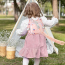 Accmor Toddler Harness Leash, Collapsible Cute Rabbit Kids Leash + Anti Lost Wrist Link for Outdoor Travel, Soft Child Walking Harness Tether Wristband Assistant Strap Belt Protector for Baby Girls by TinyTreasures Baby Boutique