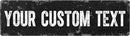 Rustic Custom Metal Sign - Custom Sign for Indoor or Outdoor Use (Rustic Black, 15x15 inches) by CozyNest Decor
