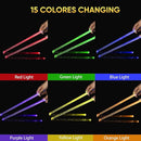 Light Up Drum Sticks Rechargeable 15 Color Changing Led Personalized Drumsticks for Kids Drummer Gifts Drum Accessories by TinyTreasures Baby Boutique