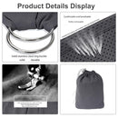 CUBY Water Baby Sling Carrier Lightweight Breathable Mesh Baby Wraps Carrier Adjustable Ring Sling Quick-Drying Baby Carriers Sling for Newborn Toddler Summer Swimming Pool Beach(Dark Gray) by TinyTreasures Baby Boutique