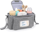 Accmor Universal Stroller Organizer with Insulated Cup Holder and Shoulder Strap, Stroller Bag Caddy Organizer Stroller Accessories for Uppababy, Baby Jogger, Nuna, Doona, Britax Strollers by TinyTreasures Baby Boutique