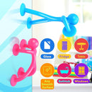 Suction Cup Fidget Sensory Toys: 48 Pack Suction Cup People Toys Fidget Toy for Autism Autistic ADHD Kids Ages 3+, Creative Travel Toy Idea for Boys Girls by TinyTreasures Baby Boutique