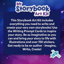 Skillmatics Storybook Art Kit - Create Space-Themed Stories, DIY Craft & Writing Kit with 300+ Stickers, Scrapbooking Activity, Gifts for Kids Ages 5, 6, 7, 8, 9, 10 by TinyTreasures Baby Boutique
