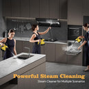 Steam Cleaner, Handheld Steam Cleaner, Steam Cleaner for Home with 16 Accessories and Automatic Steam Switch, Steamer for Cleaning Home, Living Room, Kitchen, Bathroom, Car (Yellow) by TinyTreasures Baby Boutique