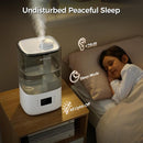 BOXING 6L Warm & Cool Mist Humidifiers for Bedroom, Air Humidfier for Large Room with Remote Control, Auto Mode Perfect for Baby & Plants, Top Fill, Sleep Mode, Timer, Essential Oil Tray, 60H by TinyTreasures Baby Boutique