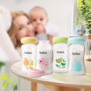 YOHKOH Glass Breast Milk Storage Bottles - 100% Leak-Proof, BPA-Free Breastmilk Storage Containers, Freezer & Dishwasher Safe, Ideal for Nursing Mothers (Multicolor, 5.4oz (Pack of 6)) by TinyTreasures Baby Boutique