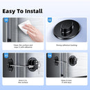 2 Pack Refrigerator Lock with Sticky Adhesive Pads, Child Proof Refrigerator/Fridge/Freezer Door Lock for Toddlers and Kids, Baby Safety Locks for RV Refrigerator, Cabinets and Drawers, Oven (Patent) by TinyTreasures Baby Boutique