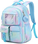 Kids Backpack for Girls - School Bags for Middle School Students - Book Bag for Elementary Primary - Blue by TinyTreasures Baby Boutique