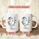 Personalized Name Chicken Coffee Mug Gift, Awesome Chicken White Ceramic Mug 11 Oz 15 Oz, Customized Animal Accent Cup Gift For New Year Anniversary, Unique Teacup For Chickens Lovers/Chickens Lady by TinyTreasures Baby Boutique