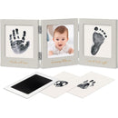 Inkless Baby Handprint and Footprint Kit for Newborn - Baby Footprint Kit, Newborn Keepsake Nursery Picture Frame,Dog Paw Print Maker,Personalized Gifts for New Mom,Showers & Registry(Cloud Gray/Gold) by TinyTreasures Baby Boutique