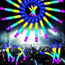 24-Count Foam Glow Sticks Party Pack - 5 Colors, Steady Bright LED Light Up Sticks for Weddings, Birthdays, Christmas, Halloween | Foam Glow Sticks Bulk Reusable, 6-Hr Glow by TinyTreasures Baby Boutique