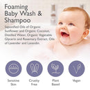 SoCal Suds & Company 2-in-1 Organic Foaming Shampoo & Body Wash - Gentle Botanical Baby Wash for Sensitive Skin Bath - Nourishing Soothing Castile Soap - Lavender, 6 oz (Pack of 1) by TinyTreasures Baby Boutique