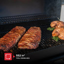 Nexgrill Premium 29" Charcoal Grill with Side Shelf, 552 SQ In Cooking Space, Adjustable Charcoal Tray, Chimney Air Vent, Warming Rack, Barrel Smoker Grill for Camping, Picnics, and More - 810-0029C by GreenHaven Gardens