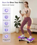 Waist Twisting Machine Fitness Tool, Ab Twister Board with the Smart LED Digital Monitor, 300LBS Capacity & 20dB Ultra-Quiet, Anti-Slip Home Gym Workout Equipment for Women Belly Fat by CozyNest Decor