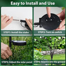6-Pack Solar Garden Lights, 48 LED Solar Lights Outdoor for Garden Decor, Waterproof Firefly Light Outdoor (Sway by Wind), Swaying Light for Outside Yard Pathway Landscape Decorations (Warm White) by GreenHaven Gardens