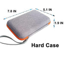JCHPINE Hard Carrying Case for GiiKER Super Blocks Puzzle Game, Protective Storage Holder for GiiKER Brain Teaser Puzzles Interactive Handheld Game Console Accessories (Orange Case only) by TinyTreasures Baby Boutique