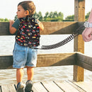 Accmor Toddler Backpack Harness with Leash, Cute Baby Backpacks with Anti Lost Wrist Link, Mini Kids Backpack Tether Walking Harness for Travel Outdoor, Black Excavator Backpack Tether for Boys Girls by TinyTreasures Baby Boutique