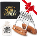 Birthday Gifts for Dad, Best Dad Ever Gifts, Stainless Steel Meat Shredder Claws for Pulled Pork, Chicken BBQ Smoker Accessories, Grilling Gifts Christmas Stocking Stuffers with Stylish Gift Box by GreenHaven Gardens