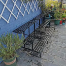 Zhongma Heavy Duty 3 Tier Plant Stand for Home, Garden, Plant Lovers,Metal Storage Rack Shelf/Freestanding Display Stand by GreenHaven Gardens