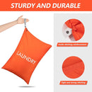 MissBoy Laundry Bag, Nylon Dirty Clothes Storage Bag, Splash-proof Travel Camping Laundry Bags with Zip, Lightweight Foldable Swimming Dry Wet Bag by TinyTreasures Baby Boutique