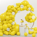 JOYIN 150 Pcs Yellow Balloons, Different Sizes 18 12 10 5 Inch Yellow Latex Balloon Arch Kit with Instruction for Birthday Party Graduation Wedding Holiday Decoration by TinyTreasures Baby Boutique