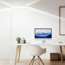EMITEVER LED Floor Lamp, 100W Spectrum Eye Care Standing Lamp, 77'' Dimmable Motion Sensing & Daylight Sensing Reading Lamp for Study, Living Room, Conference, Office, 4000K Natural Daylight, White by CozyNest Decor