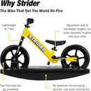Strider 12” - Helps Teach Baby How to Ride a Balance Bicycle - for Kids 6 Months to 4 Years - Easy Assembly & Adjustments by TinyTreasures Baby Boutique