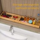 Drawer Organizer Storage Box Kitchen - Wood Stackable Tray Utensil Organizer for Office Drawers,Cabinets,Shelves,Pantry,or Bathroom Counter,Drawer Dividers for Silverware Set of 2（15x6x2.5inch） by CozyNest Decor