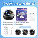 COOLNIGHT Night Light for Kids, 93 Lighting+3 Films Kids Night Light Projector, Remote+Dimmable Star Projector, 360°Slient Glow in The Dark Stars for Ceiling, Gift for 3-8 by TinyTreasures Baby Boutique