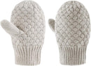 Baby Knit Mittens Toddler Boys Girls Gloves Winter Infant Newborn No Scratch Mitten 0-3 Years by TinyTreasures Baby Boutique