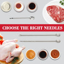 Meat Injector Syringe Kit for Smoker with 3 Flavor Food Injector Syringe Meat Needles, Injection Marinades Brine for Meat, Turkey; 2-oz, Including Paper and E-Book (PDF) User Manual by GreenHaven Gardens