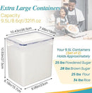 Vtopmart 9.5L Large Food Storage Containers by CozyNest Decor