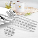 Silverware Set, KassKa 40 Pieces Flatware Cutlery Set, Stainless Steel Utensils Set Spoon Fork Knives Set for Home Restaurant and Kitchen, Mirror Polished Finished, Service for 8 by CozyNest Decor