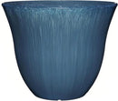 Classic Home and Garden Honeysuckle Resin Flower Pot Planter, Ocean Blue, 13" by GreenHaven Gardens