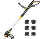 Cordless String Trimmer Compatible with Dewalt 20V Battery, 12-Inch Weed Wacker Cordless Auto Line Feed,Electric Weed Eater Battery Powered Grass Trimmer w/6 Line Spools(Tool Only) by GreenHaven Gardens