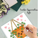 Thank You Teacher Gift, Teacher Appreciation Gift for Women, Student Homemade Souvenir, Creative Art Souvenir, Suitable for Desktop Wall Ornaments by TinyTreasures Baby Boutique