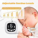 TopQuaFocus Electric Baby Nasal Aspirator, Nose Sucker for Toddler, 9 Levels Suction Power for Children's Nasal Cleans, Soothing Night Light and Nursery Rhyme, 5 Silicone Tips by TinyTreasures Baby Boutique