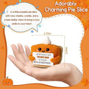 Crochet Pumpkin Pie Gift Idea for Boss – Funny Handmade Appreciation Plush with card “Best Boss” – Farewell Gifts for Women Men, Office Desk Decor, Mini Thank You Token for Manager, Supervisor, Leader by CozyNest Decor