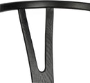 Tomile Solid Wood Wishbone Chair Y Chair Mid-Century Armrest Dining Chair, Hemp Seat (Ash-Black Frame + Natural Cord) by CozyNest Decor