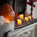 LED Tea Lights Rechargeable Candles with USB Charging Cable, 6 PCS Votive Tea Light with Remote, Flameless Flickering Warm White Tealights Candle for Halloween, Pumpkin Light, Christmas Decoration by GreenHaven Gardens
