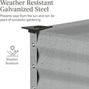 Best Choice Products 48x24x30in Galvanized Raised Garden Bed, Metal Elevated Planter Box, Vegetable Garden for Backyard, Patio, Balcony - Moonlight Gray by GreenHaven Gardens