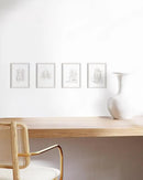 HAUS AND HUES Standalone White Oak Frame Set of 4-5x7 by CozyNest Decor
