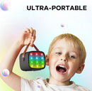 YLL Mini Karaoke Machine with 2 Wireless Microphones for Kids Adults, Portable Bluetooth Speaker, Popular Gift for 3, 4, 5, 6, 7, 8, 9, 10, 11, 12, 13+ Years Old Teens Birthday for Boys Home(Black) by TinyTreasures Baby Boutique
