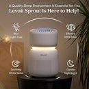 LEVOIT Air Purifier for Baby with White Noise Sound Machine and Blue-Light-Free Night Light in Bedroom, HEPA Filter Removes Ultrafine Particle, AHAM VERIFIDE, 5 Air Quality Monitor, Smart WiFi, Sprout by TinyTreasures Baby Boutique