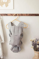 BabyBjörn Baby Carrier Mini, Light Gray, 3D Jersey | Infant Carrier (7-25 lbs), Ergonomic, Easy-to-Use by TinyTreasures Baby Boutique