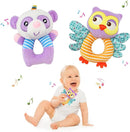 BLOOBLOOMAX Sock rattles for Babies 0-24 Months Baby Animal Foot Finder Educational Toys by TinyTreasures Baby Boutique