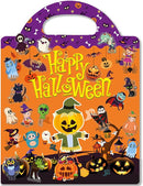 Halloween Reusable Sticker Books for Toddlers 3+, Halloween Stickers for Kids, Sticker Book for Toddlers 3+ Years, Halloweens Gifts for Kids Girls Boys by TinyTreasures Baby Boutique