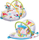 Yookidoo Baby Gym Lay to Sit-Up Playmat. 3-in-1 Newborns Activity Center with Tummy Time Toys, Pillow & Infant Miror. 0-12 Month by TinyTreasures Baby Boutique