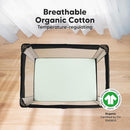 KeaBabies 2-Pack Organic Crib Sheets for Boys, Girls - 52x28 Fitted Crib Mattress Sheet Neutral, Breathable Jersey Cotton Cover for Baby Bed, Toddler Mattress, Soft & Cute Prints (Cove) by TinyTreasures Baby Boutique